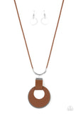 Paparazzi "Luxe Crush" Brown Necklace & Earring Set Paparazzi Jewelry