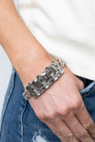 Paparazzi "Urban Crest" Silver Bracelet Paparazzi Jewelry