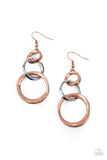 Paparazzi "Harmoniously Handcrafted" Copper Earrings Paparazzi Jewelry