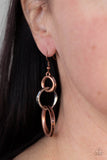 Paparazzi "Harmoniously Handcrafted" Copper Earrings Paparazzi Jewelry