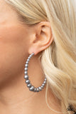 Paparazzi "Glamour Graduate" Silver Post Earrings Paparazzi Jewelry