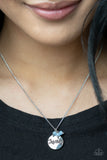 Paparazzi "Warm My Heart" Blue Necklace & Earring Set Paparazzi Jewelry