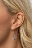 Paparazzi "My Gleam Job" Silver Lanyard Necklace & Earring Set Paparazzi Jewelry