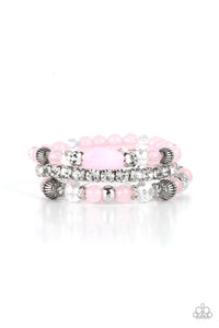 Paparazzi "Ethereal Etiquette" Pink Bracelet Paparazzi Jewelry