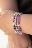 Paparazzi "Ethereal Etiquette" Purple Bracelet Paparazzi Jewelry