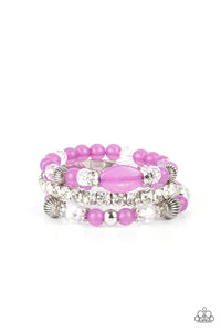 Paparazzi "Ethereal Etiquette" Purple Bracelet Paparazzi Jewelry