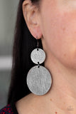 Paparazzi "Status CYMBAL" Black Earrings Paparazzi Jewelry