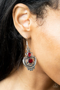 Paparazzi "Unlimited Vacation" Red Earrings Paparazzi Jewelry