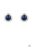 Paparazzi "Glowing Dazzle" Blue Post Earrings Paparazzi Jewelry