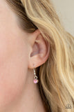 Paparazzi "Happily Heartwarming" Pink Necklace & Earring Set Paparazzi Jewelry