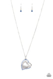 Paparazzi "A Mothers Heart" Blue Necklace & Earring Set Paparazzi Jewelry