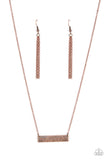 Paparazzi "Living The Mom Life" Copper Necklace & Earring Set Paparazzi Jewelry