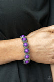 Paparazzi "Polished Promenade" Purple Bracelet Paparazzi Jewelry