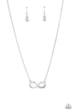Paparazzi "Forever Your Mom" White Necklace & Earring Set Paparazzi Jewelry