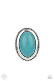 Paparazzi "Canyon Sanctuary" Blue FASHION FIX Ring Paparazzi Jewelry