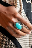 Paparazzi "Canyon Sanctuary" Blue FASHION FIX Ring Paparazzi Jewelry