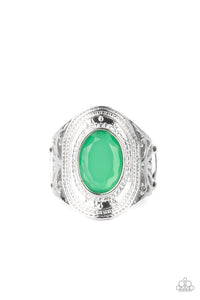 Paparazzi "Calm And Classy" Green Ring Paparazzi Jewelry