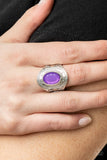 Paparazzi "Calm And Classy" Purple Ring Paparazzi Jewelry