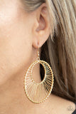 Paparazzi "Artisan Applique" Gold Earrings Paparazzi Jewelry