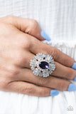 Paparazzi EXCLUSIVE "Iceberg Ahead" Purple Ring Paparazzi Jewelry