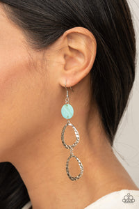 Paparazzi "Surfside Shimmer" Blue Earrings Paparazzi Jewelry