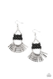 Paparazzi "A Flare For Fierceness" Black Earrings Paparazzi Jewelry