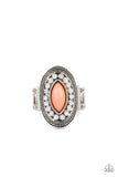 Paparazzi "Tea Light Twinkle" Orange Ring Paparazzi Jewelry