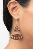 Paparazzi "Desert Fiesta" Orange Earrings Paparazzi Jewelry