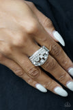 Paparazzi "Imperial Incandescence" White Ring Paparazzi Jewelry