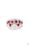 Paparazzi "Imperial Incandescence" Red Ring Paparazzi Jewelry