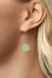 Paparazzi "Sea Glass Wanderer" Green Necklace & Earring Set Paparazzi Jewelry