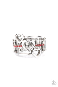 Paparazzi "Give Me AMOR" Red Ring Paparazzi Jewelry