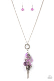 Paparazzi "AMOR to Love" Purple Necklace & Earring Set Paparazzi Jewelry