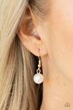 Paparazzi "Rustic Refinery" Gold Lanyard Necklace & Earring Set Paparazzi Jewelry