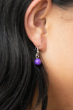 Paparazzi "Prismatically Pop-Tastic" Purple Necklace & Earring Set Paparazzi Jewelry