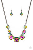 Paparazzi August Life Of The Party OIL SPILL 5 Piece Set Necklace & Earring Bracelet Paparazzi Jewelry