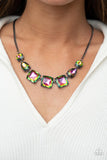 Paparazzi August Life Of The Party OIL SPILL 5 Piece Set Necklace & Earring Bracelet Paparazzi Jewelry