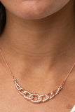 Paparazzi "KNOT In Love" Copper Necklace & Earring Set Paparazzi Jewelry