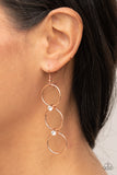 Paparazzi "Refined Society" Copper Earrings Paparazzi Jewelry
