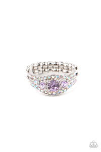 Paparazzi "Celestial Crowns" Purple OIL SPILL Ring Paparazzi Jewelry