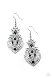 Paparazzi "Royal Hustle" Black Earrings Paparazzi Jewelry