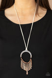 Paparazzi "You Wouldnt Flare" Copper Necklace & Earring Set Paparazzi Jewelry