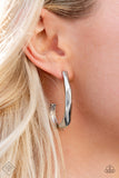 Paparazzi "Made You Hook" FASHION FIX Silver Earrings Paparazzi Jewelry