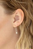 Paparazzi "Super Mom" White Necklace & Earring Set Paparazzi Jewelry