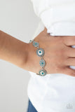 Paparazzi "Secret Garden Glamour" Blue Bracelet Paparazzi Jewelry