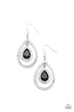 Paparazzi "Blushing Bride" Black Earrings Paparazzi Jewelry