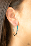 Paparazzi "Somewhere Over the OMBRE" Blue Earrings Paparazzi Jewelry