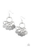 Paparazzi "Partners in CHIME" Silver Earrings Paparazzi Jewelry