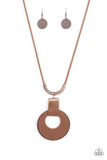 Paparazzi "Luxe Crush" Copper Necklace & Earring Set Paparazzi Jewelry