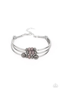 Paparazzi "Road Trip Rebel" Silver Bracelet Paparazzi Jewelry